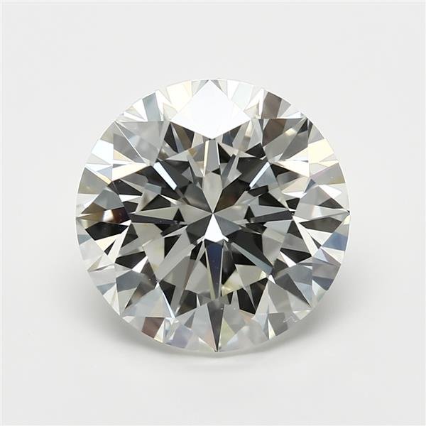 3.03ct J SI1 Rare Carat Ideal Cut Round Diamond