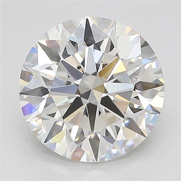 3.01ct F VS1 Rare Carat Ideal Cut Round Lab Grown Diamond