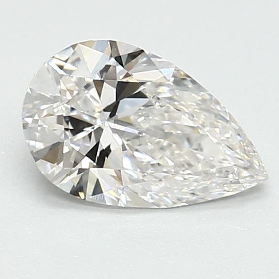 0.79ct E VVS2 Rare Carat Ideal Cut Pear Lab Grown Diamond