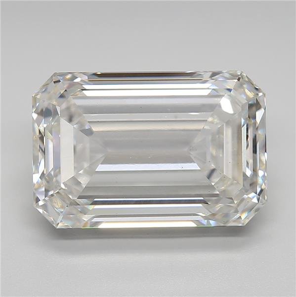 9.12ct H VS1 Rare Carat Ideal Cut Emerald Lab Grown Diamond