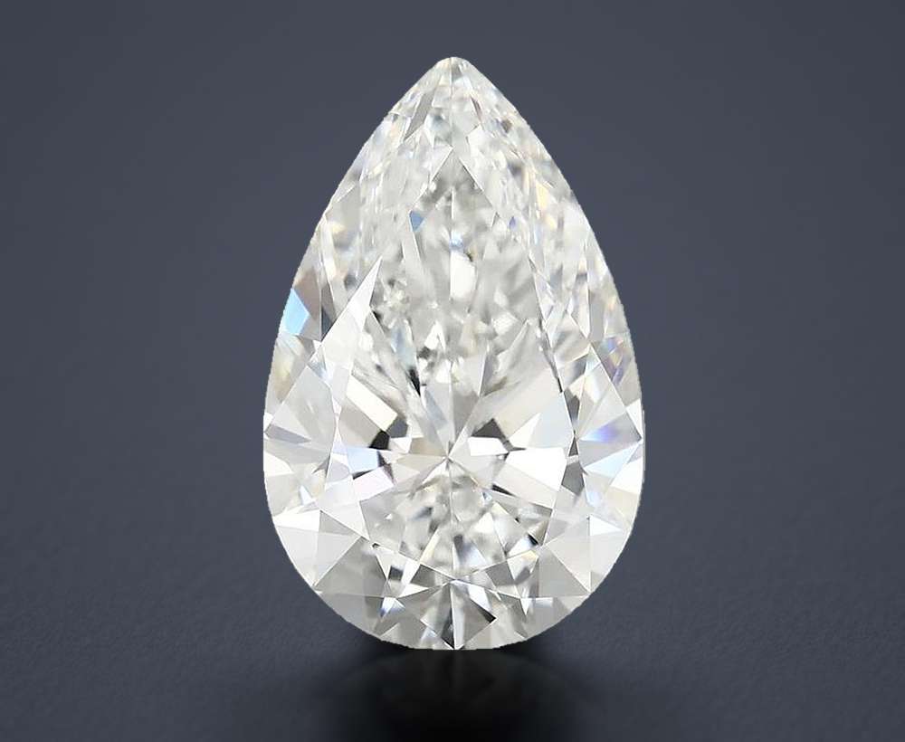 4.90 Carat Pear Lab Diamond