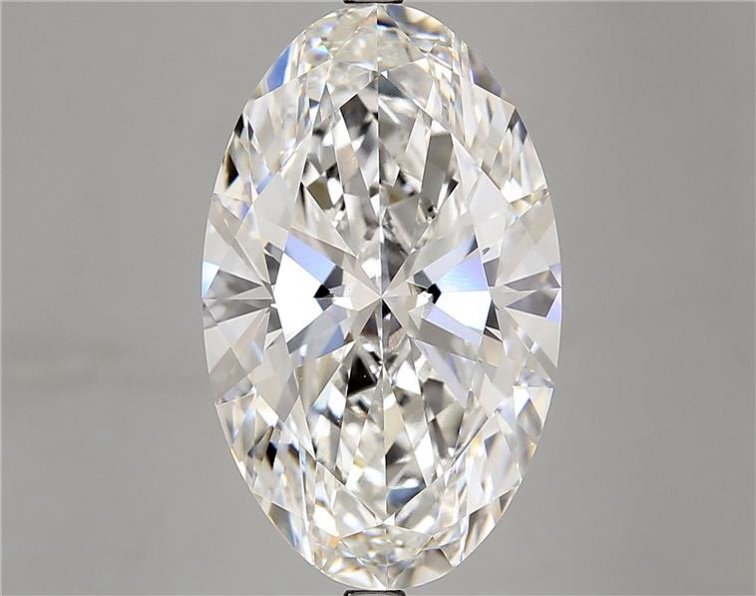 9.20ct F VVS2 Rare Carat Ideal Cut Oval Lab Grown Diamond