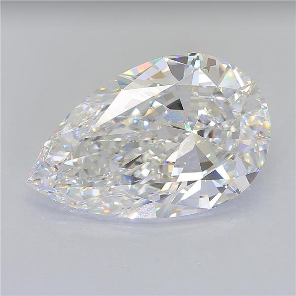 15.05ct F VVS2 Excellent Cut Pear Lab Grown Diamond
