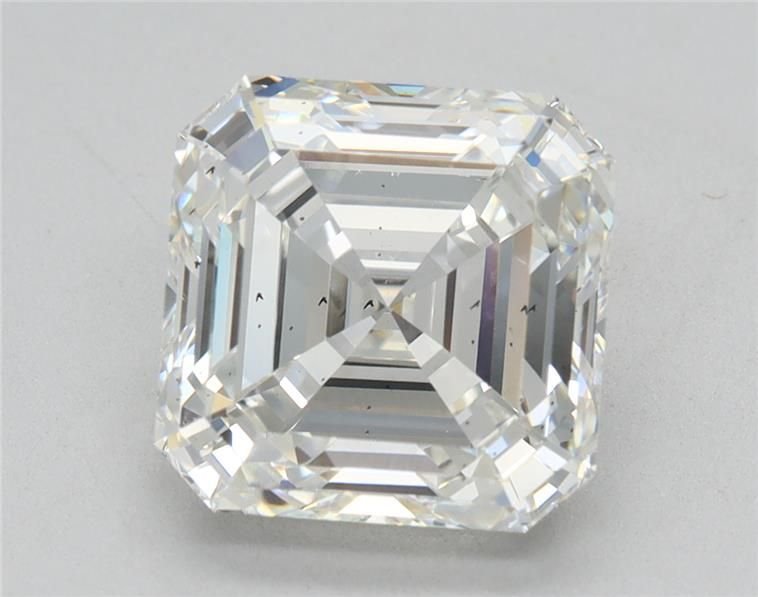 2.56ct G SI1 Rare Carat Ideal Cut Asscher Lab Grown Diamond