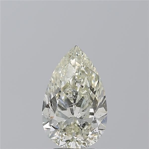 3.51ct I SI2 Rare Carat Ideal Cut Pear Diamond