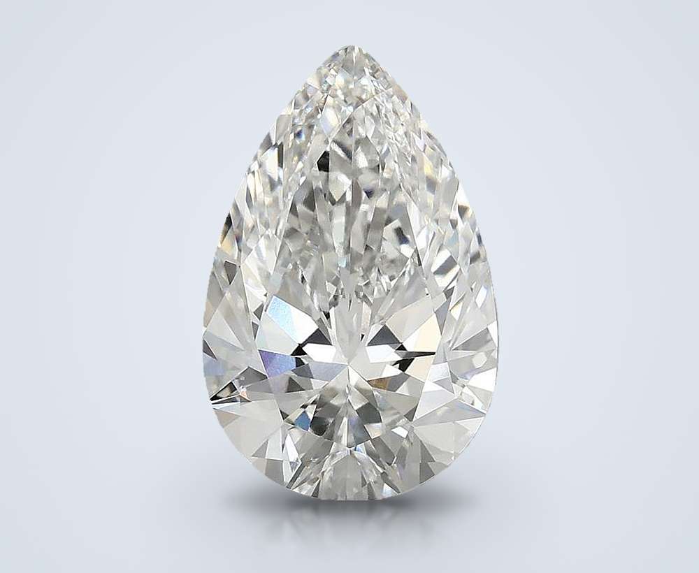 3.96 Carat Pear Lab Diamond