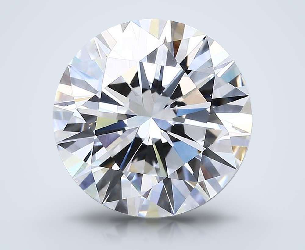 3.89 Carat Round Natural Diamond