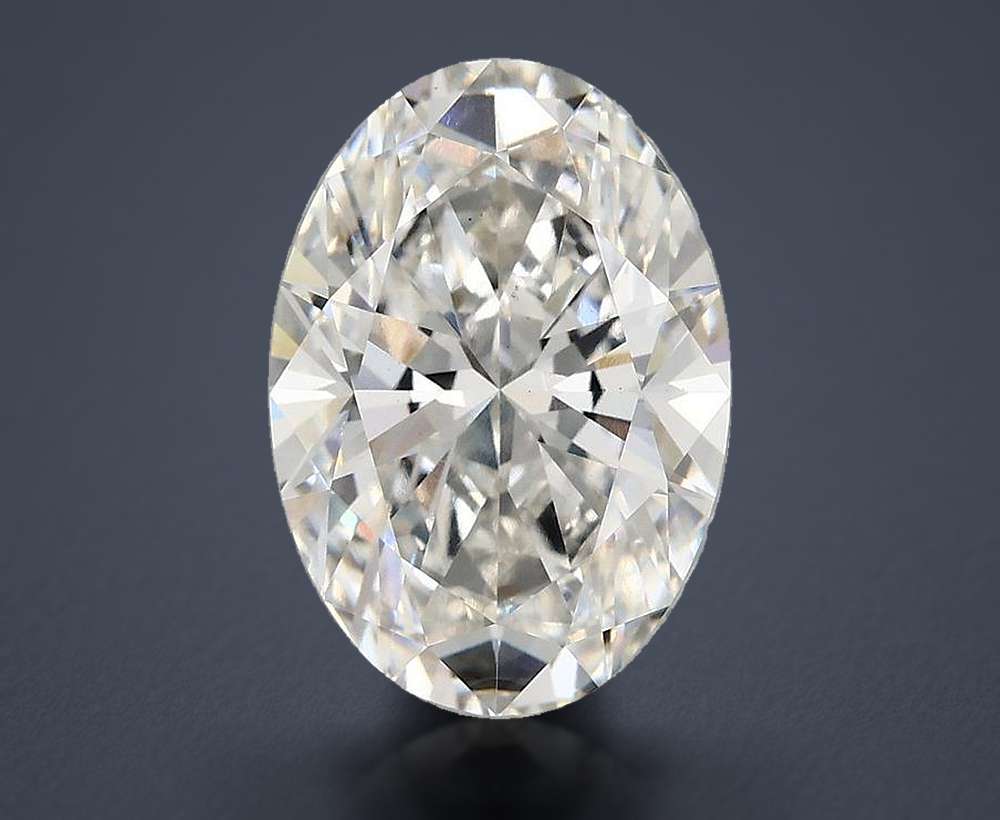 3.94 Carat Oval Lab Diamond