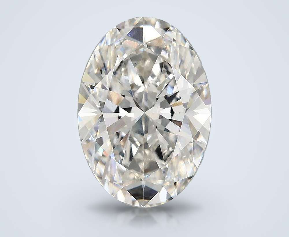 3.94 Carat Oval Lab Diamond