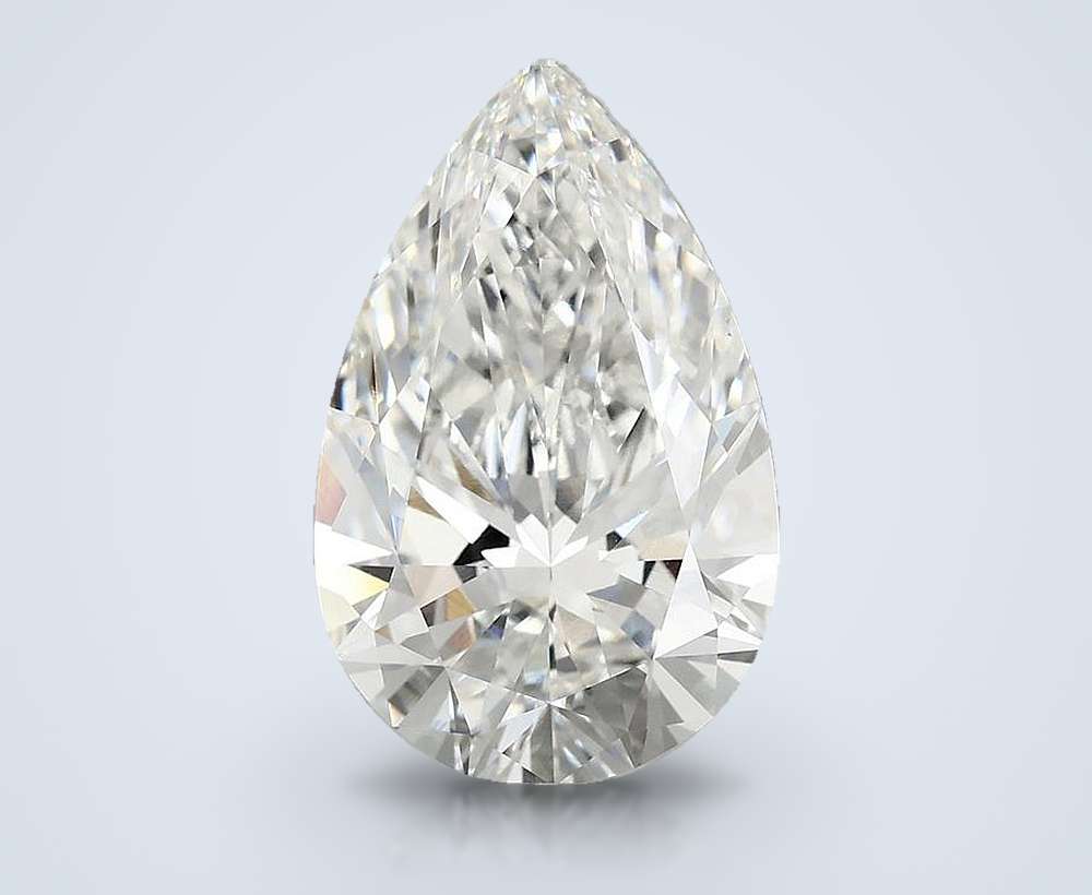 5.78 Carat Pear Lab Diamond