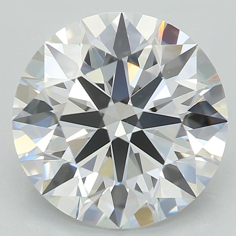 2.52ct D SI1 Rare Carat Ideal Cut Round Lab Grown Diamond