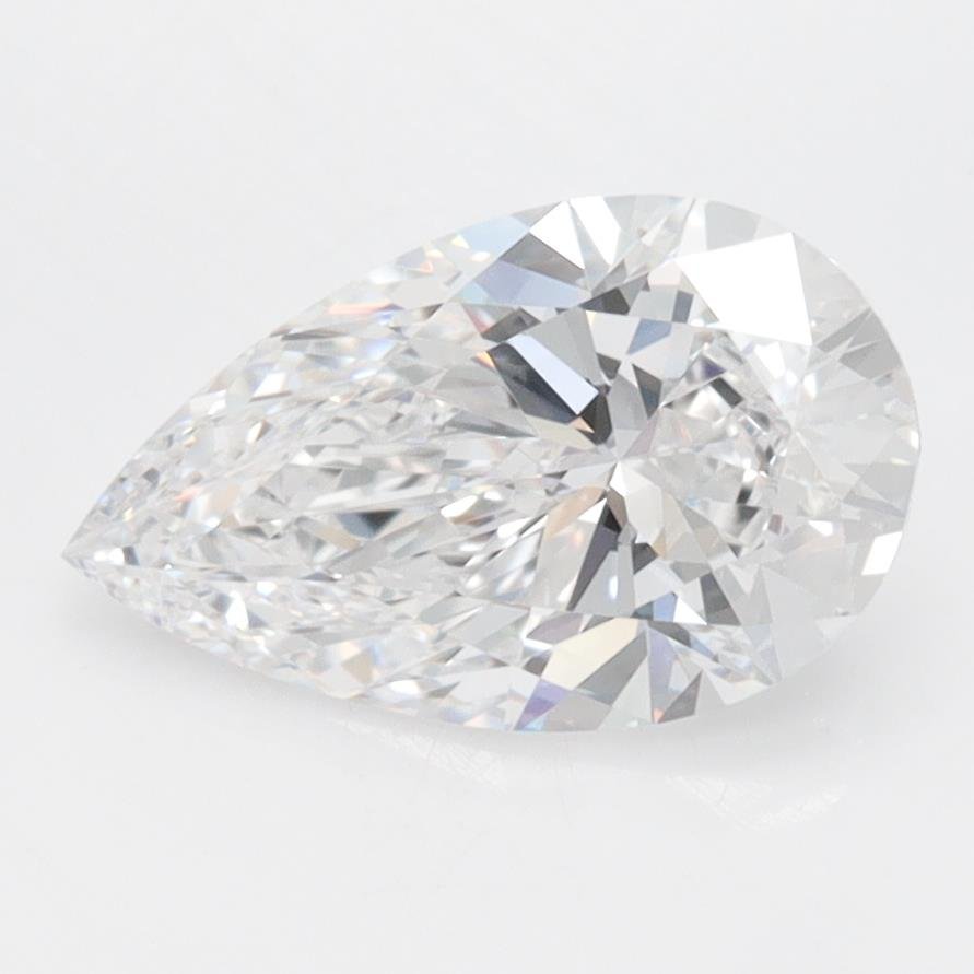 1.20ct D VVS1 Rare Carat Ideal Cut Pear Lab Grown Diamond
