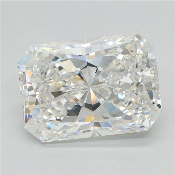 5.11ct F VS1 Rare Carat Ideal Cut Radiant Lab Grown Diamond