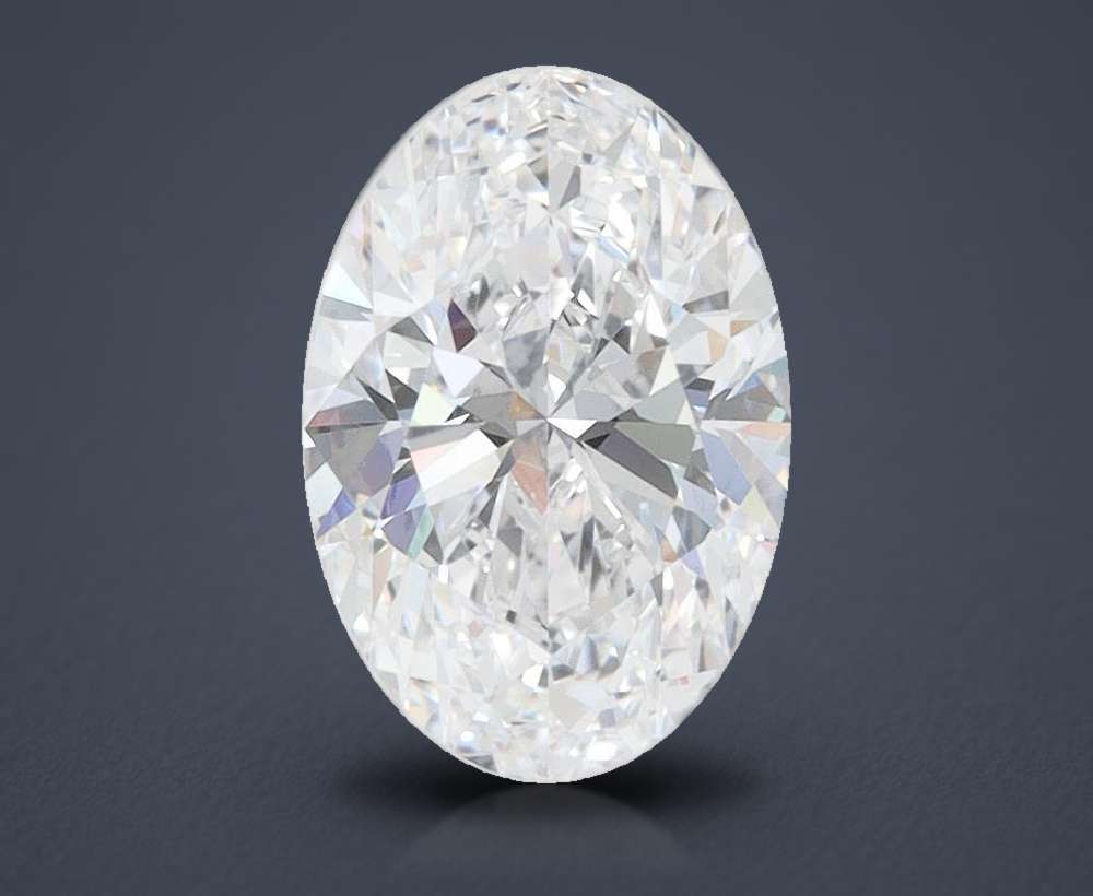 1.24 Carat Oval Lab Diamond