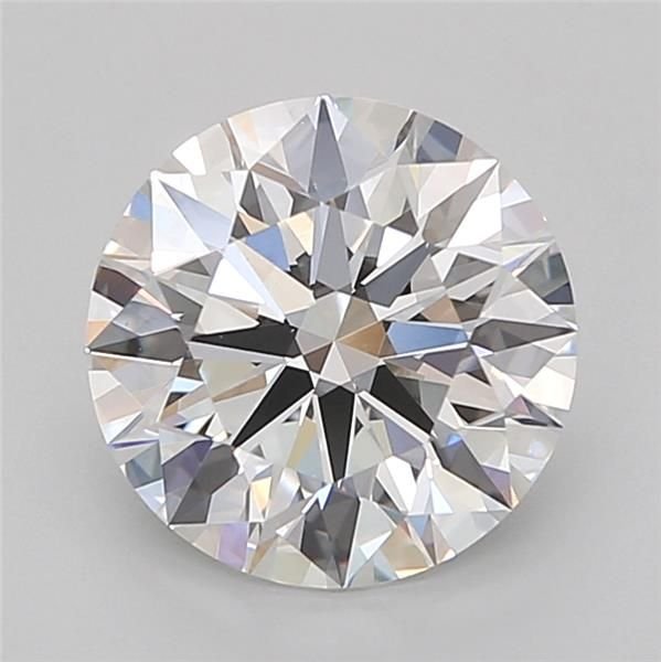 3.01ct F VVS2 Rare Carat Ideal Cut Round Lab Grown Diamond