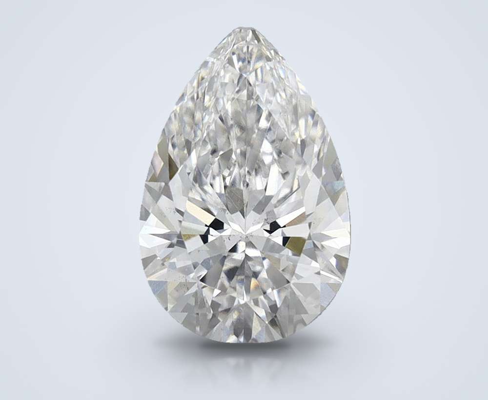 1.65 Carat Pear Lab Diamond