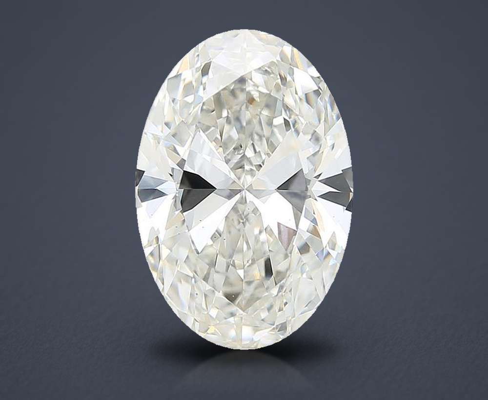 6.84 Carat Oval Lab Diamond