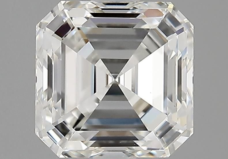 2.71ct G VS2 Rare Carat Ideal Cut Asscher Diamond