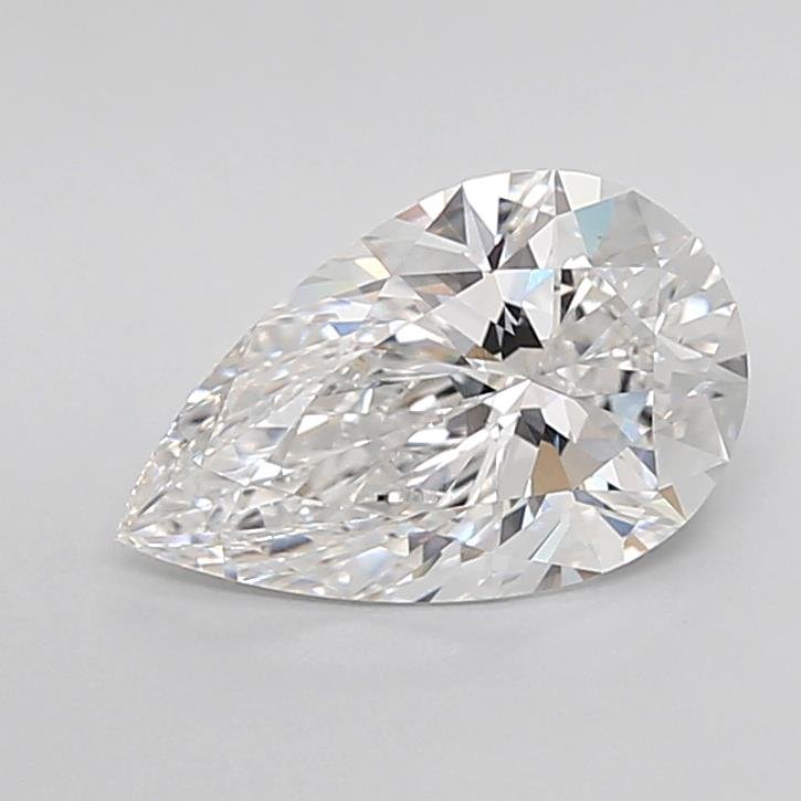 2.06ct E VS1 Rare Carat Ideal Cut Pear Lab Grown Diamond