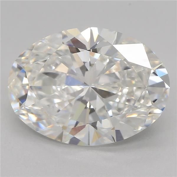3.06ct F VVS2 Rare Carat Ideal Cut Oval Lab Grown Diamond