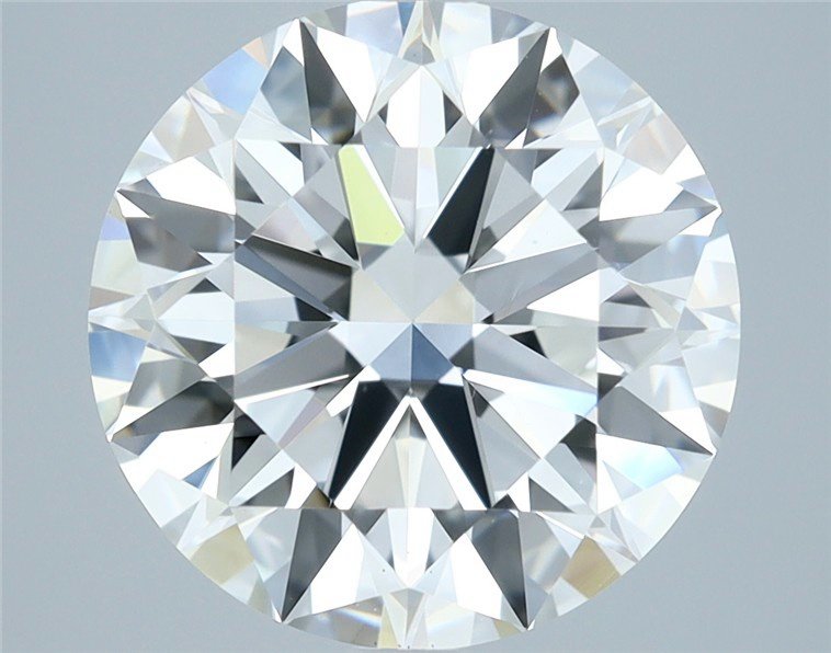 4.23ct H VS1 Rare Carat Ideal Cut Round Diamond