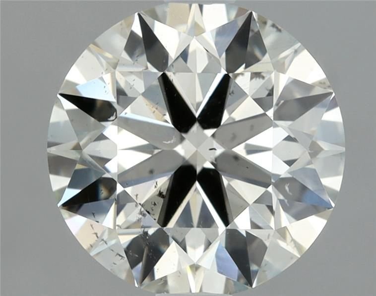 2.01ct K SI1 Rare Carat Ideal Cut Round Diamond