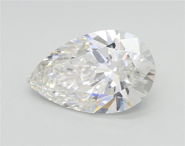 1.81ct F VS1 Rare Carat Ideal Cut Pear Lab Grown Diamond