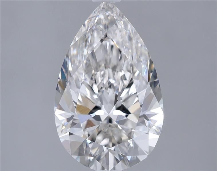 2.07ct H VS1 Rare Carat Ideal Cut Pear Lab Grown Diamond