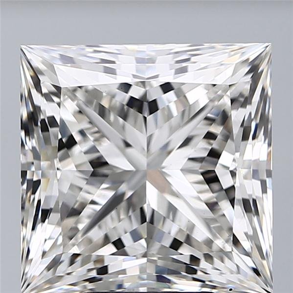 8.61ct F VS1 Rare Carat Ideal Cut Princess Lab Grown Diamond