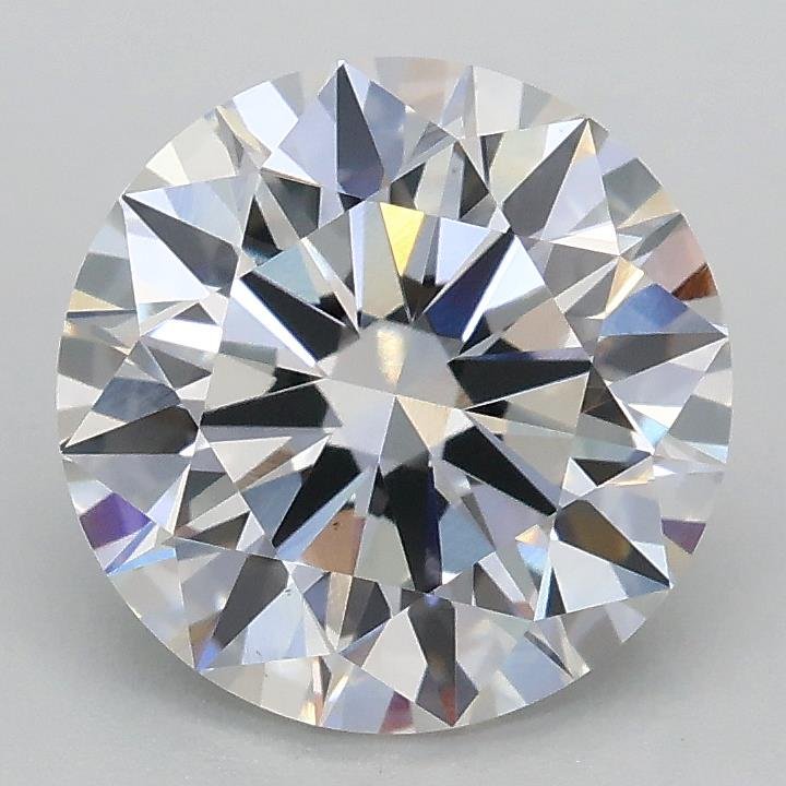 2.04ct F VS1 Rare Carat Ideal Cut Round Lab Grown Diamond