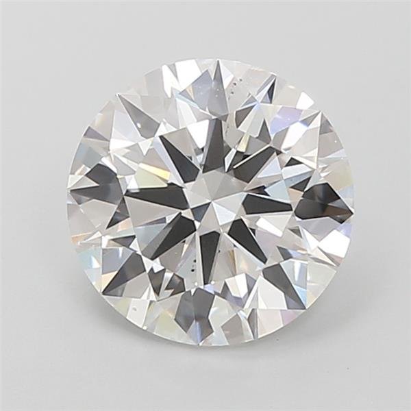 2.70ct E VS2 Rare Carat Ideal Cut Round Lab Grown Diamond