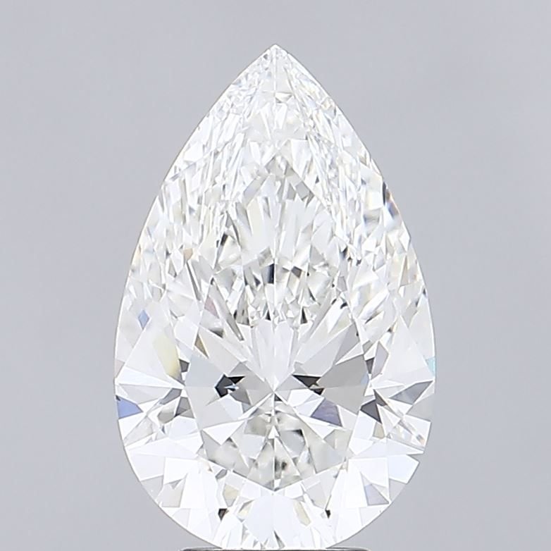 5.10ct G VS1 Rare Carat Ideal Cut Pear Lab Grown Diamond