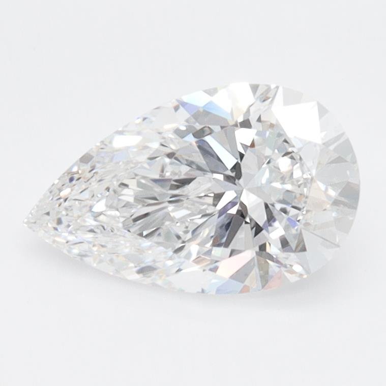 1.09ct D VVS1 Rare Carat Ideal Cut Pear Lab Grown Diamond