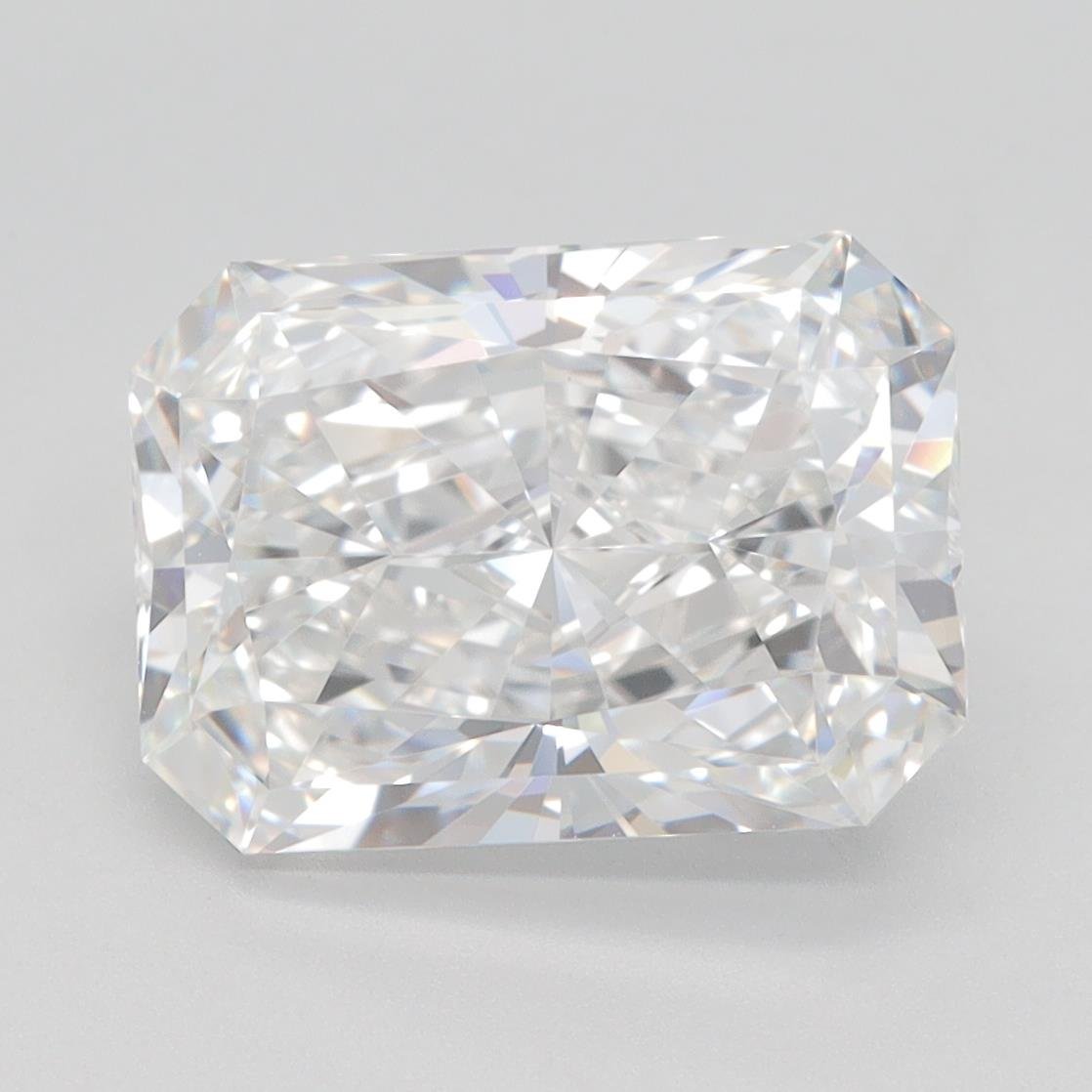 4.09ct E VVS1 Rare Carat Ideal Cut Radiant Lab Grown Diamond