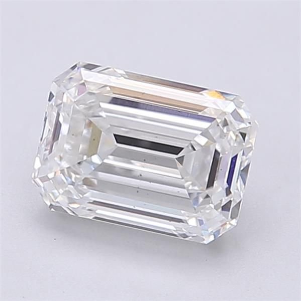 1.59ct E VS2 Excellent Cut Emerald Lab Grown Diamond