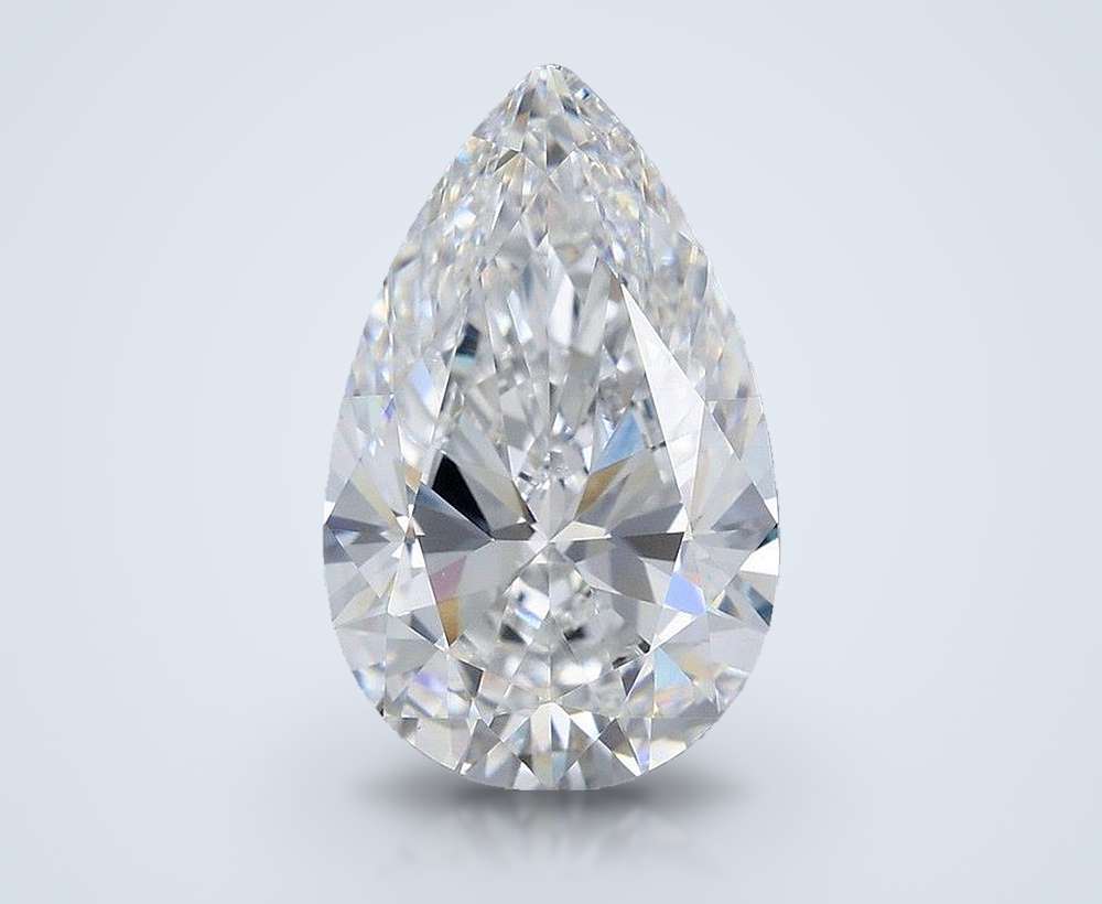 5.76 Carat Pear Lab Diamond