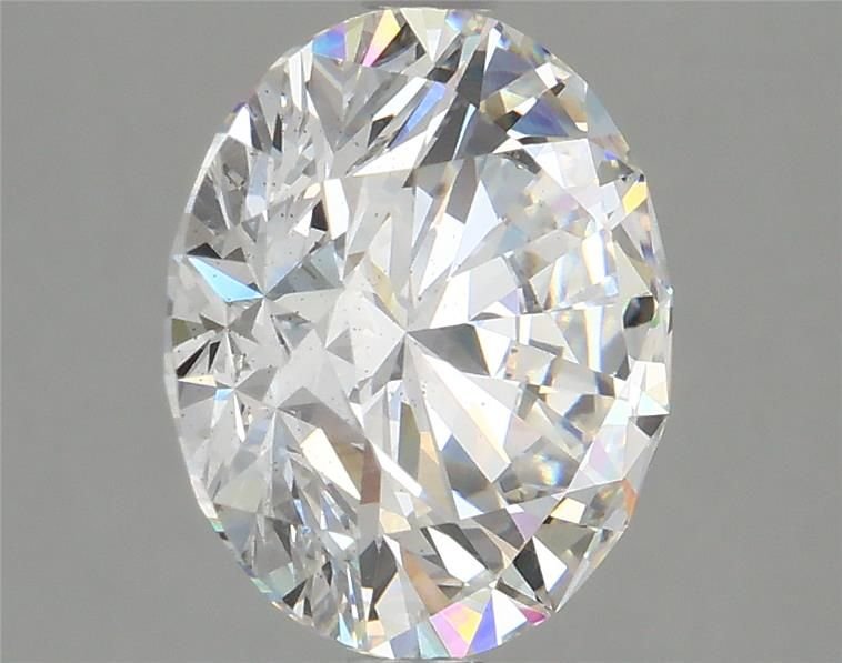 3.76ct F SI1 Rare Carat Ideal Cut Round Lab Grown Diamond