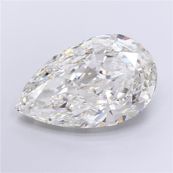 32.54ct H VS1 Rare Carat Ideal Cut Pear Lab Grown Diamond