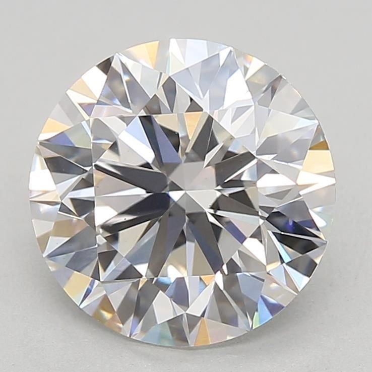 2.76ct F VS1 Rare Carat Ideal Cut Round Lab Grown Diamond