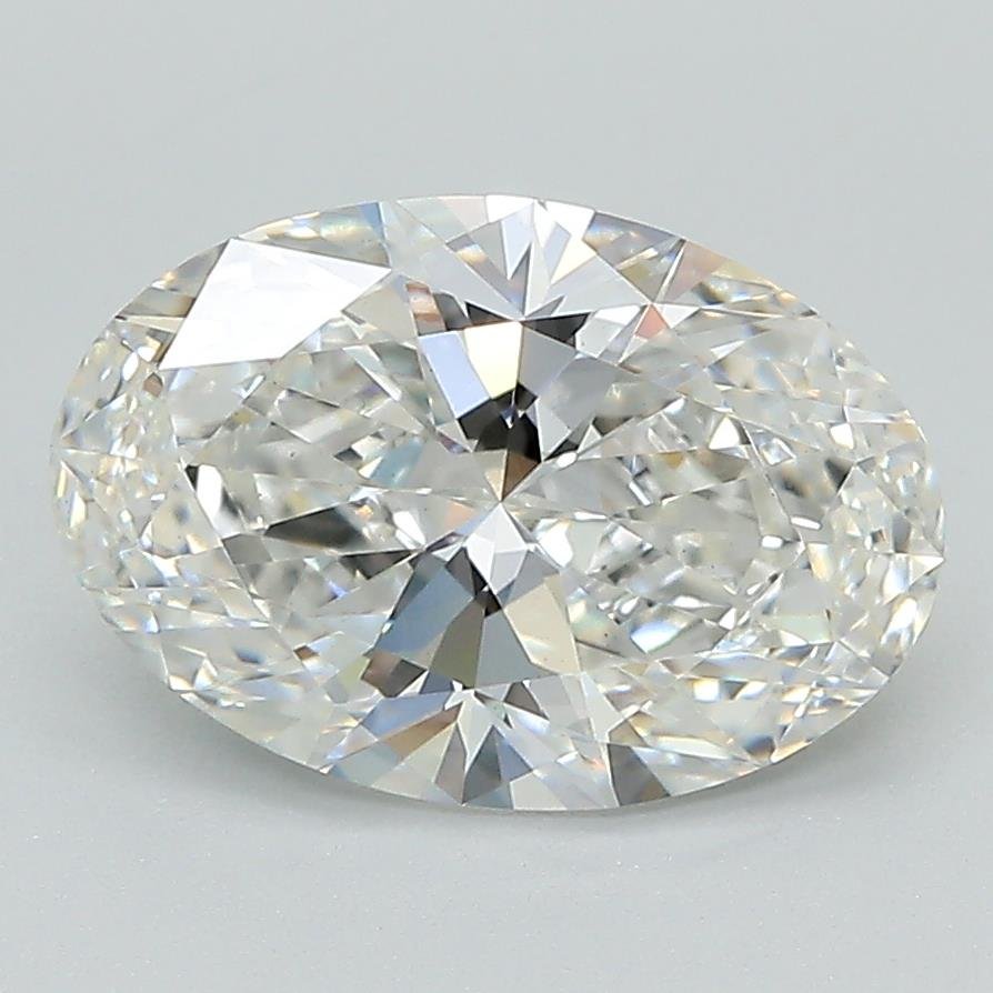 2.59ct F VS1 Rare Carat Ideal Cut Oval Lab Grown Diamond