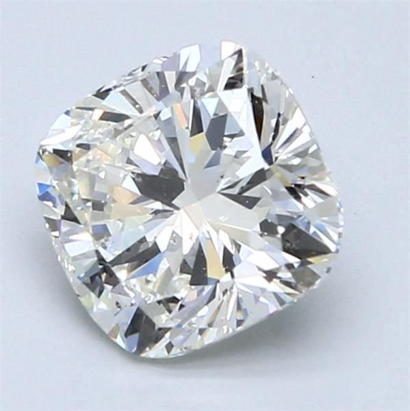 2.01ct J SI2 Rare Carat Ideal Cut Cushion Diamond