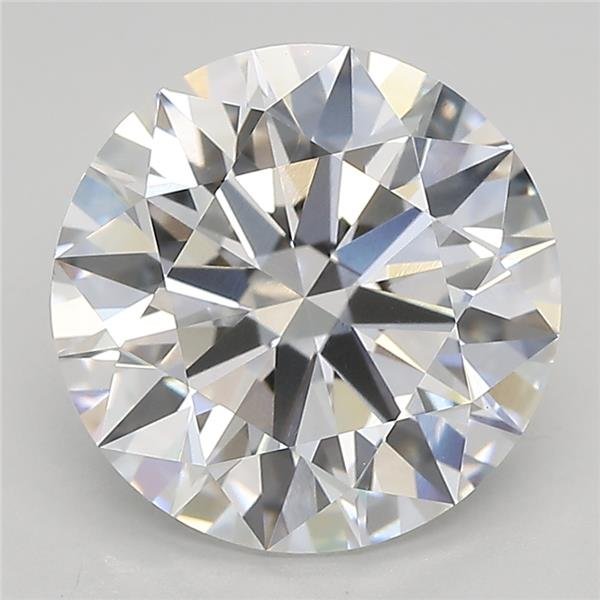 4.08ct F VS1 Rare Carat Ideal Cut Round Lab Grown Diamond