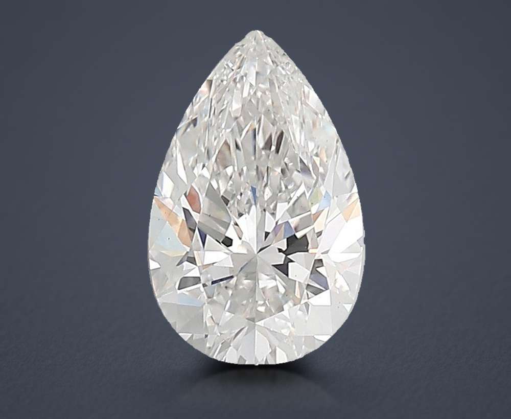 2.50 Carat Pear Lab Diamond
