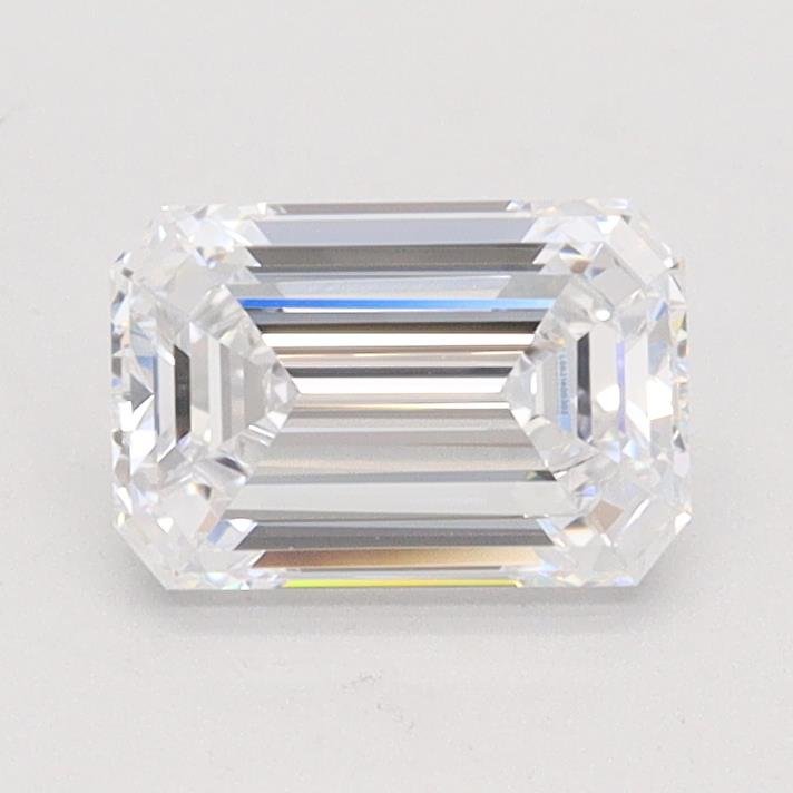 1.00ct D VVS2 Rare Carat Ideal Cut Emerald Lab Grown Diamond