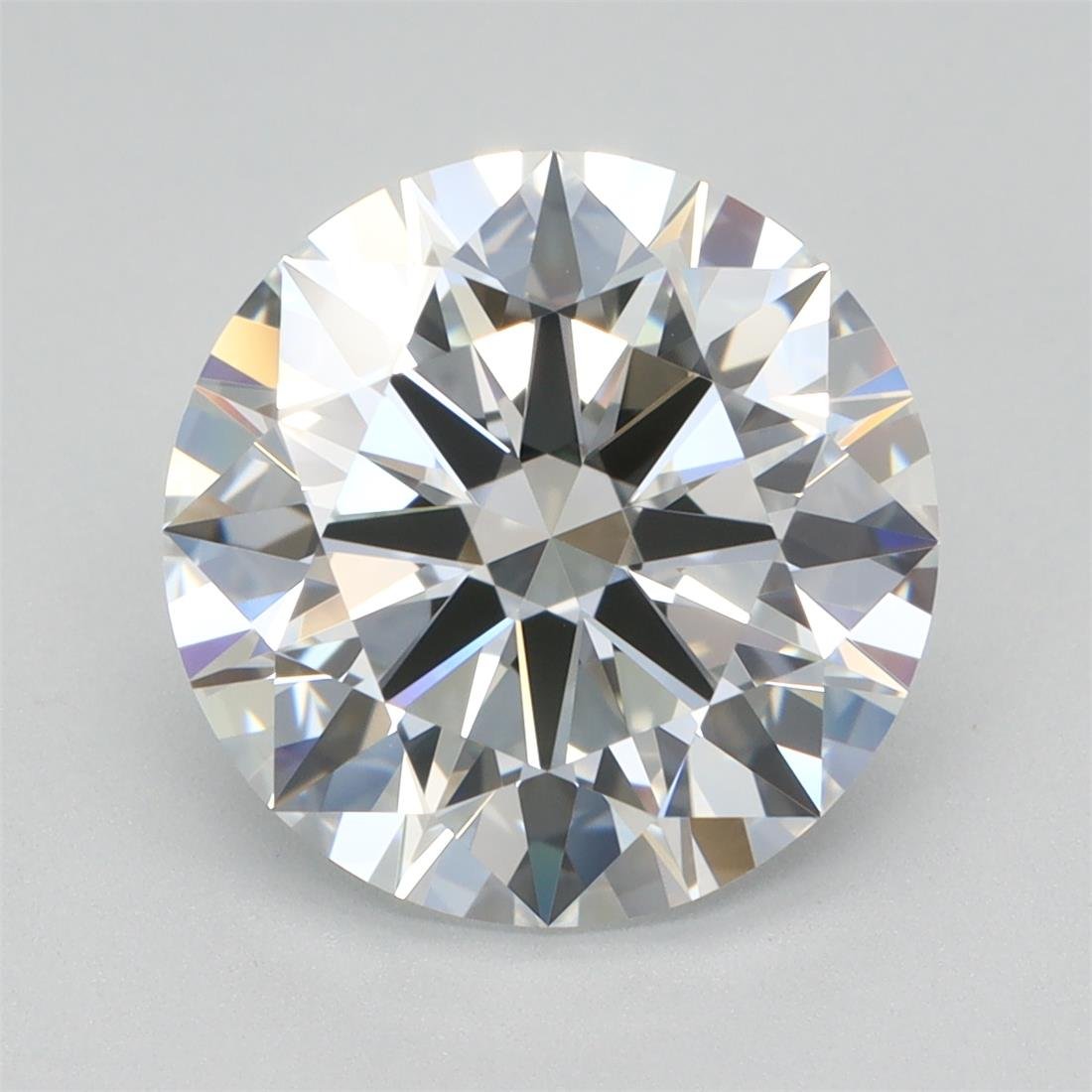 3.15ct F VVS1 Rare Carat Ideal Cut Round Lab Grown Diamond