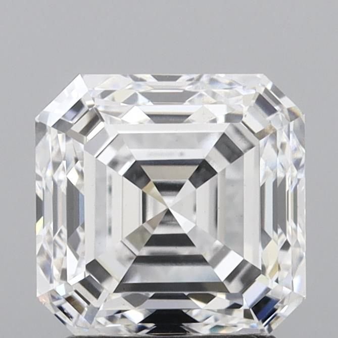 2.51ct D VS1 Very Good Cut Asscher Lab Grown Diamond