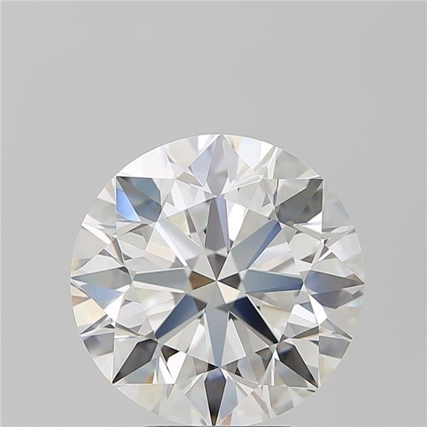 5.57ct H VVS2 Rare Carat Ideal Cut Round Diamond