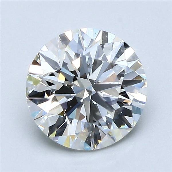 1.56ct J SI2 Rare Carat Ideal Cut Round Diamond
