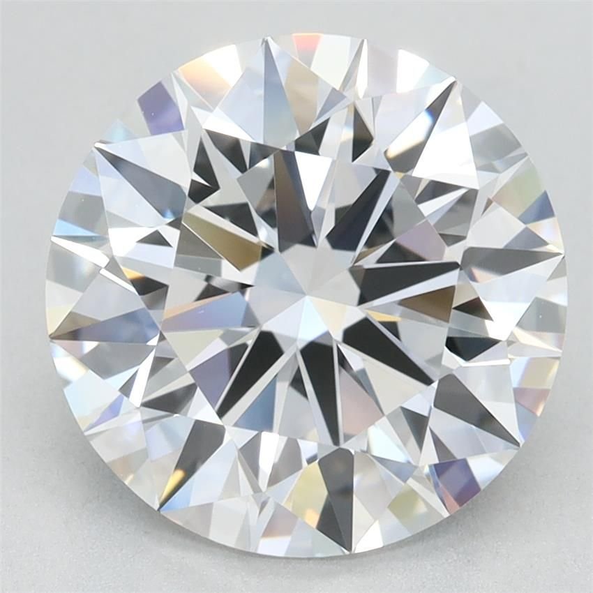 3.77ct D VVS1 Rare Carat Ideal Cut Round Lab Grown Diamond