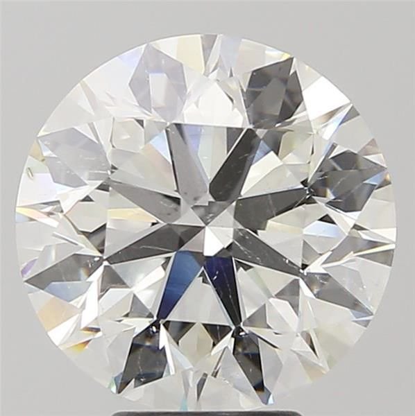 5.43ct J SI2 Excellent Cut Round Diamond